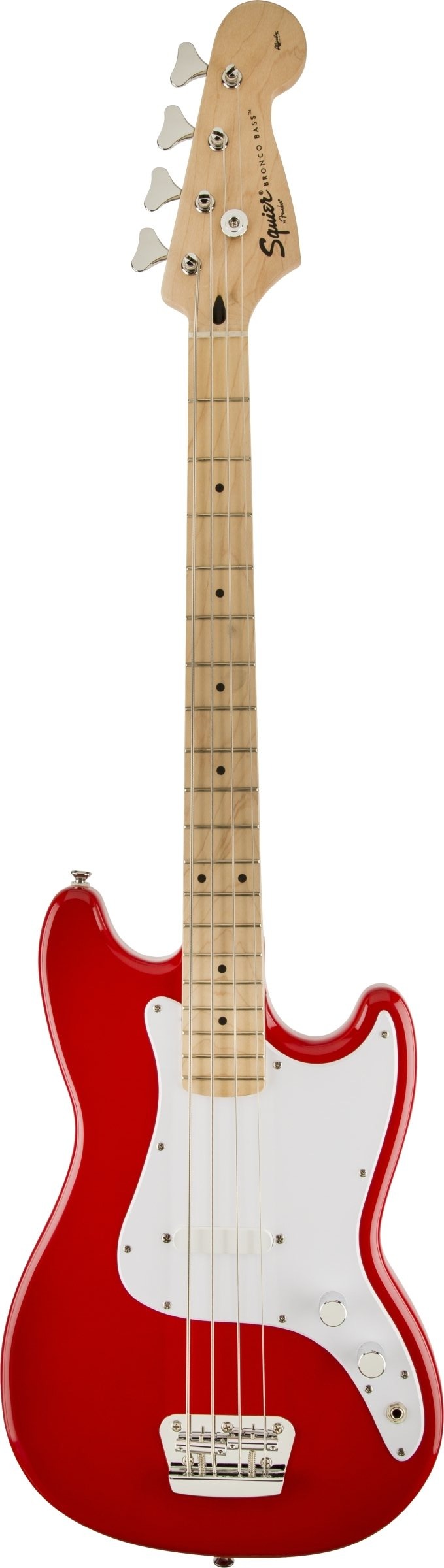 Squier Bronco 4 String Electric Bass - Torino Red