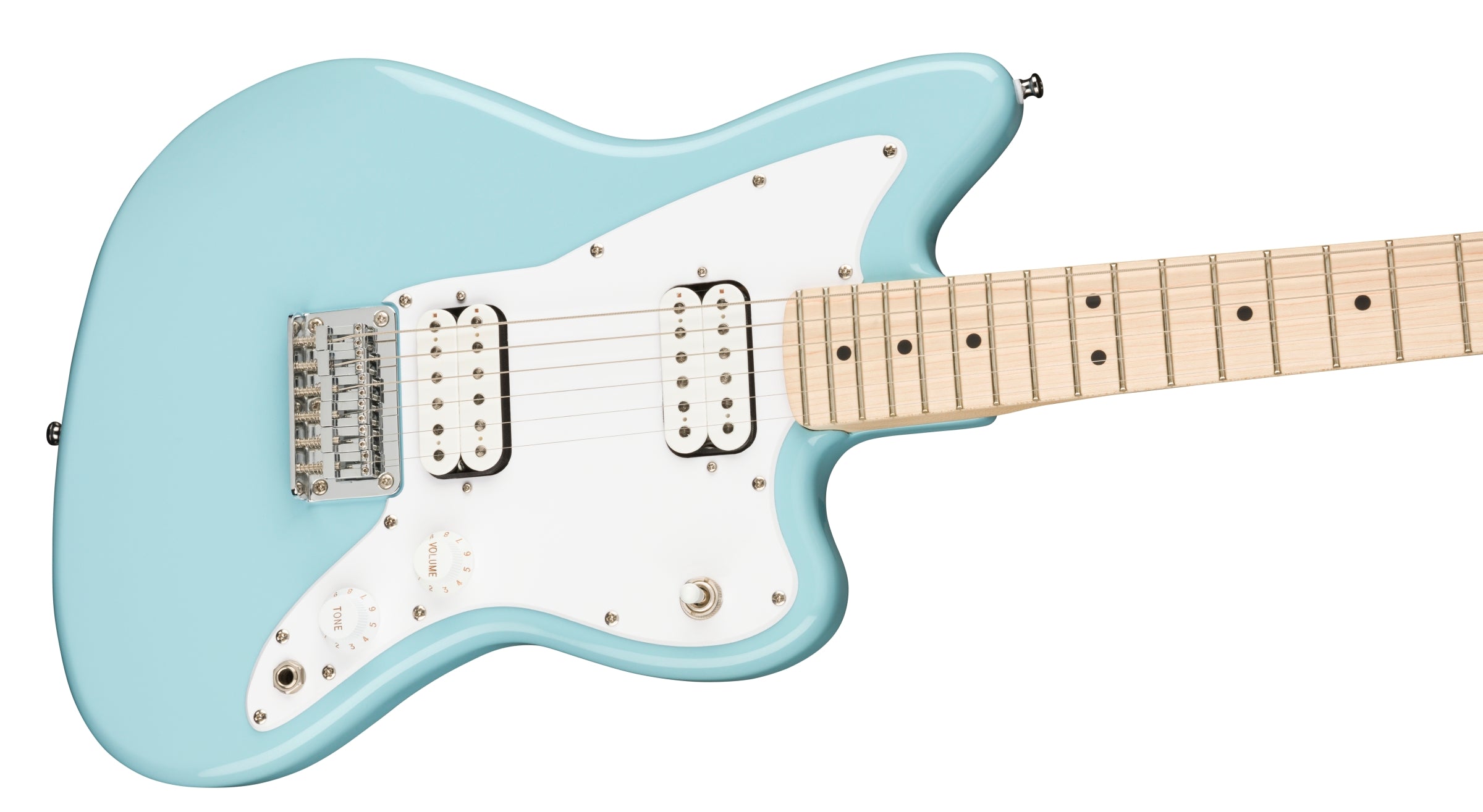 Squier Mini Jazzmaster HH Maple Fingerboard Electric Guitar Daphne Blue