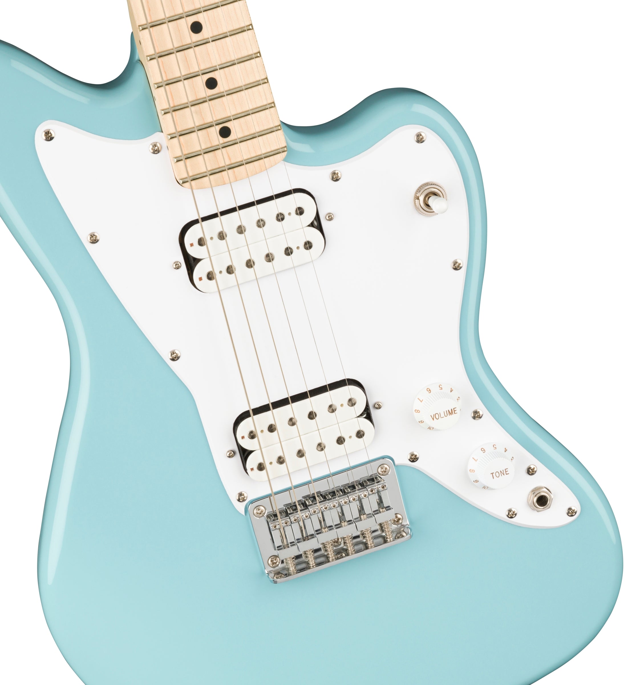 Squier Mini Jazzmaster HH Maple Fingerboard Electric Guitar Daphne Blue