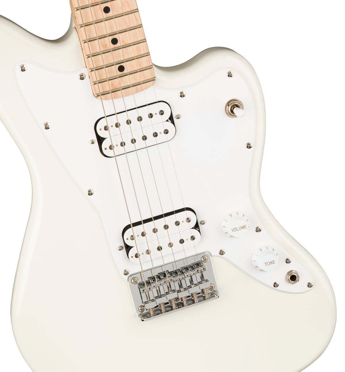 Squier Mini Jazzmaster HH Maple Fingerboard Electric Guitar Olympic White
