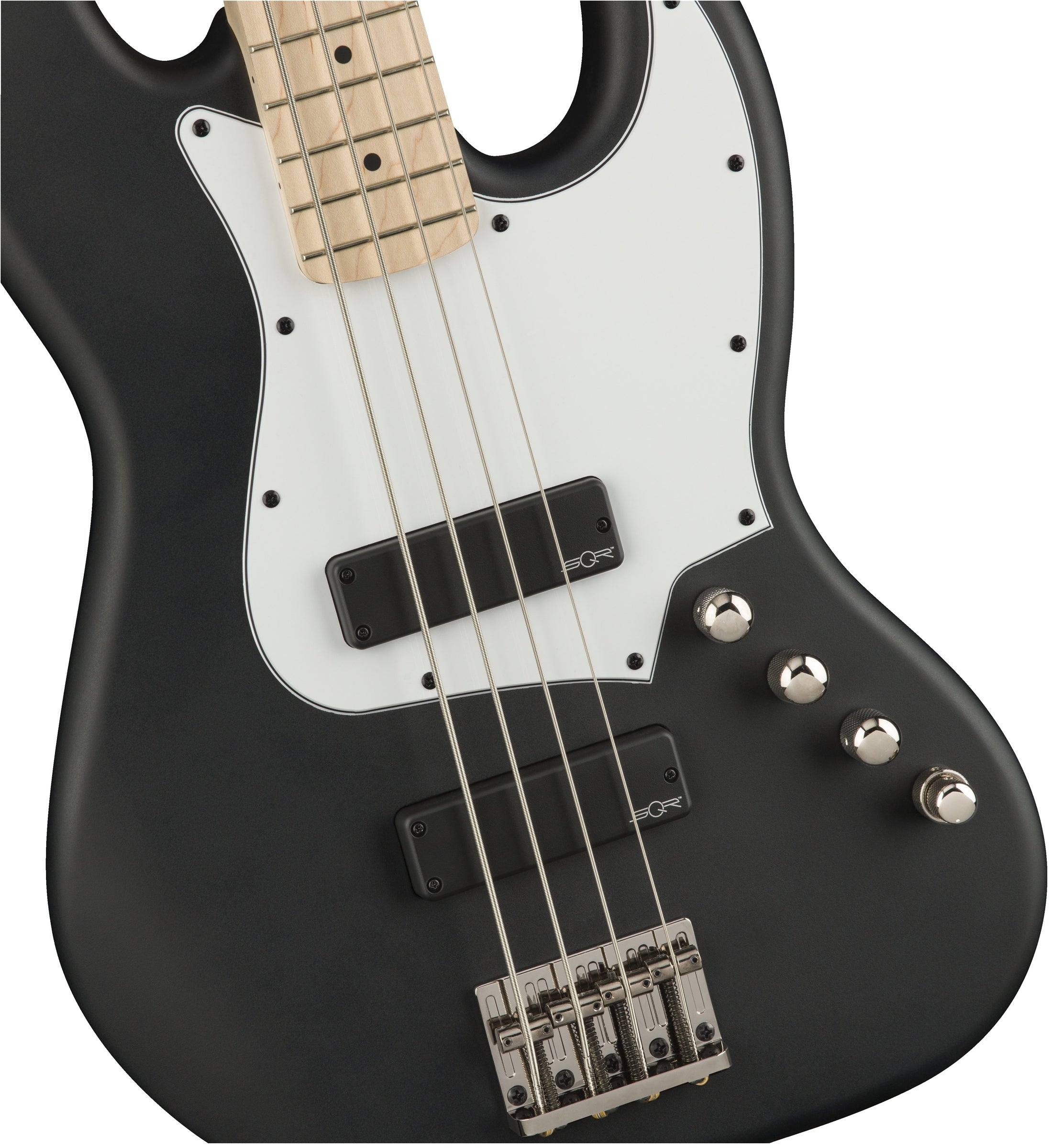 Squier Contemporary Active Jazz Bass HH Maple Fingerboard Flat Black