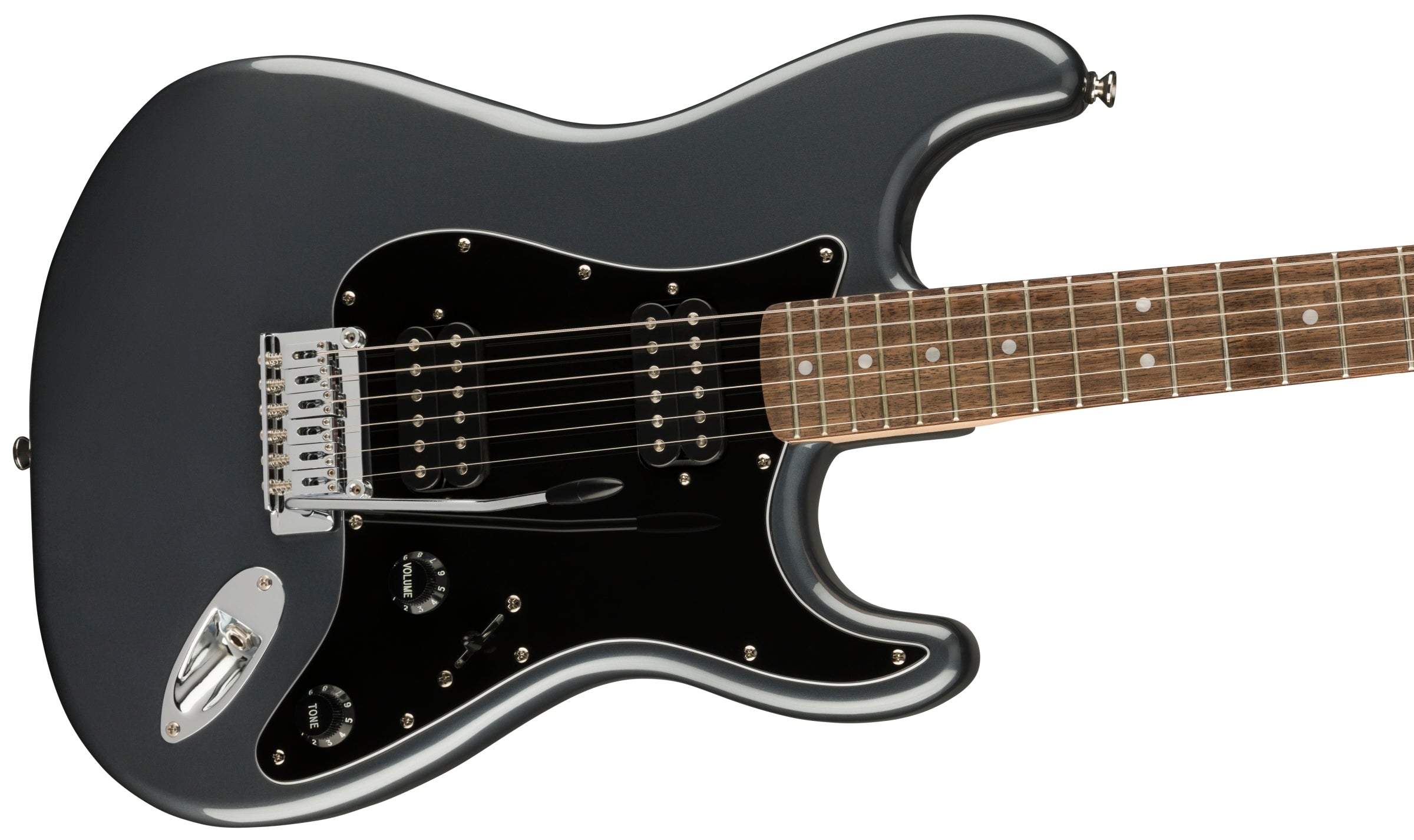 Squier Affinity Series Stratocaster Electric Guitar - Charcoal Frost Metallic