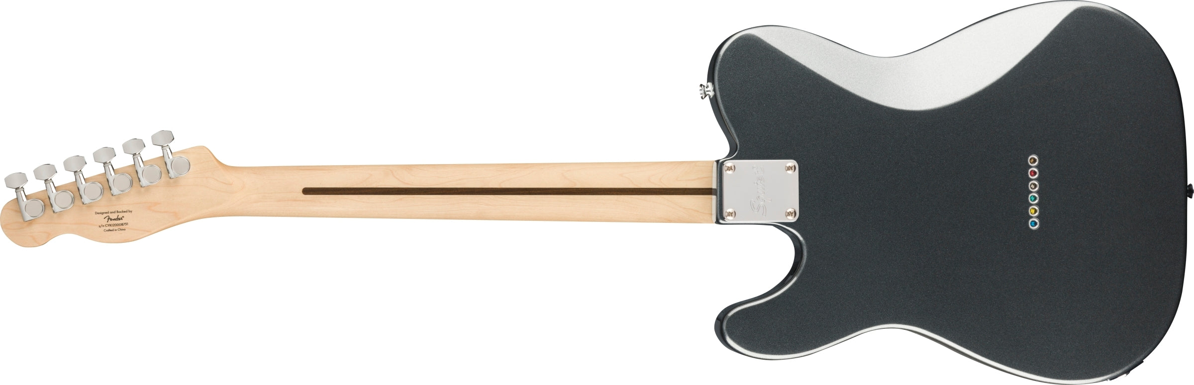 Squier Affinity Series Telecaster Deluxe Electric Guitar - Charcoal Frost Metallic