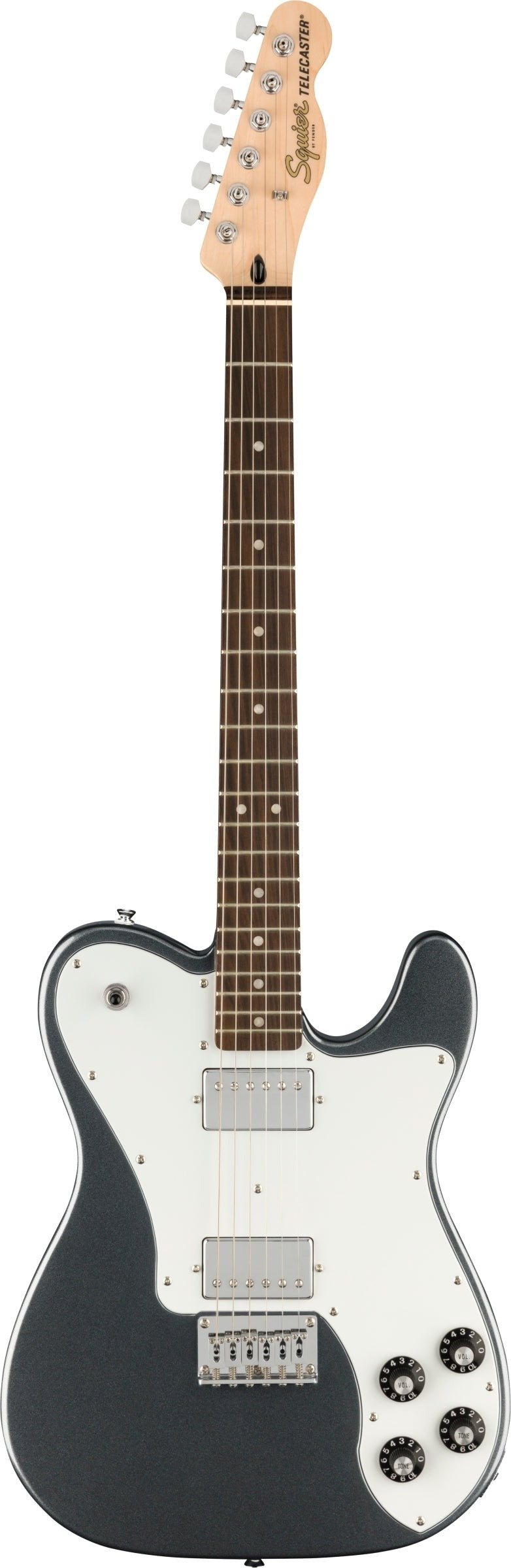 Squier Affinity Series Telecaster Deluxe Electric Guitar - Charcoal Frost Metallic
