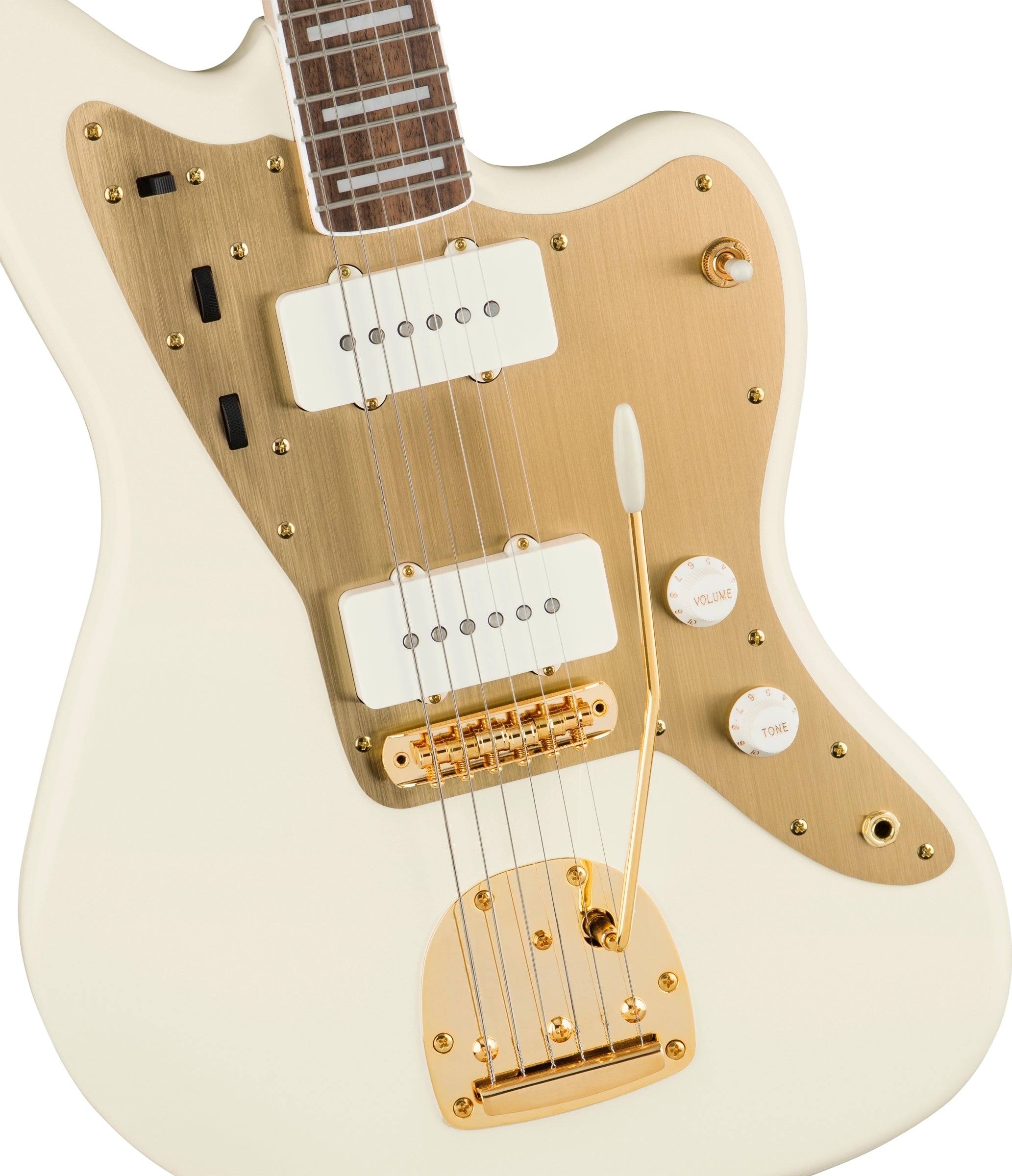 Squier 40th Anniversary Gold Edition Jazzmaster - Olympic White