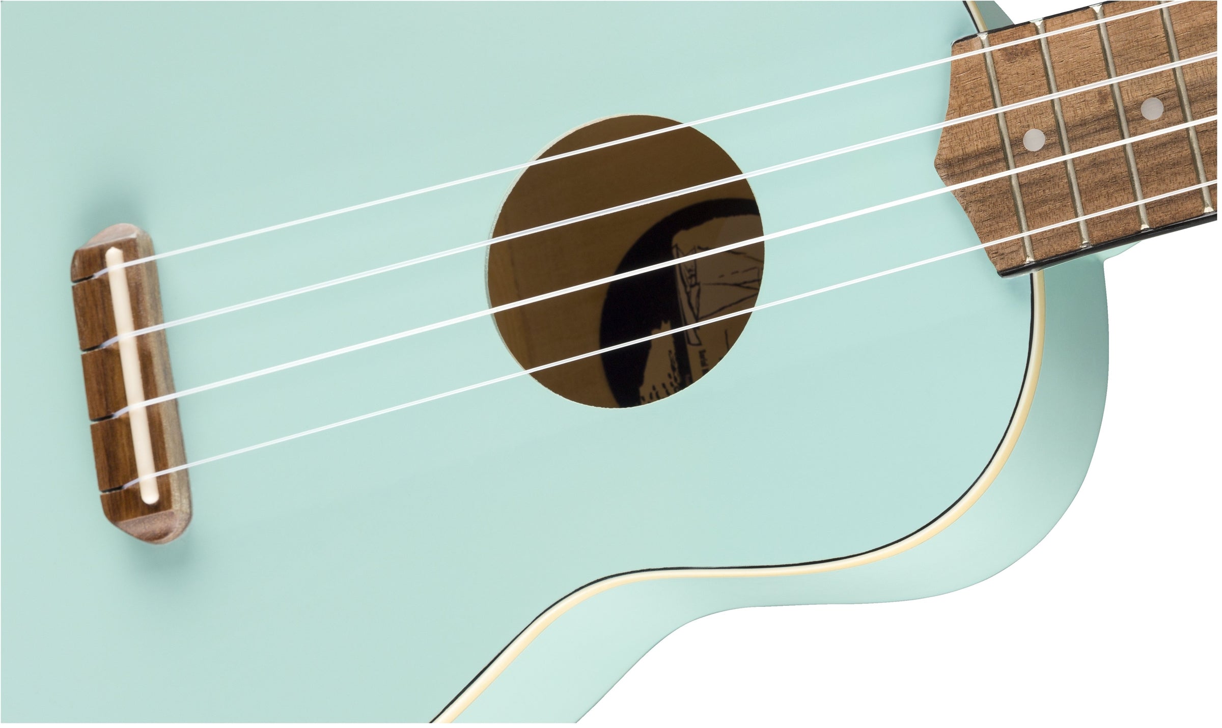 Fender Venice Soprano Ukulele - Daphne Blue