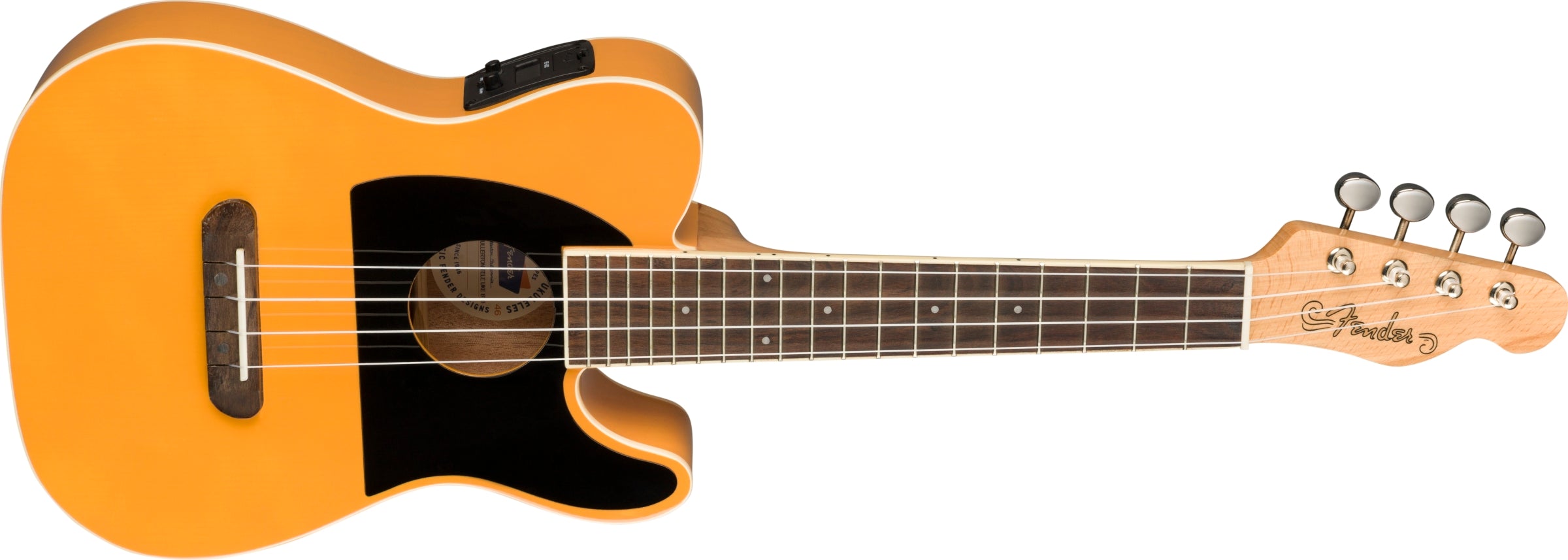 Fender Fullerton Tele Concert Ukulele - Butterscotch Blonde