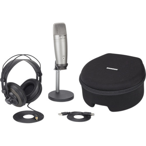 Samson C01U Pro Podcasting Pack (Silver)