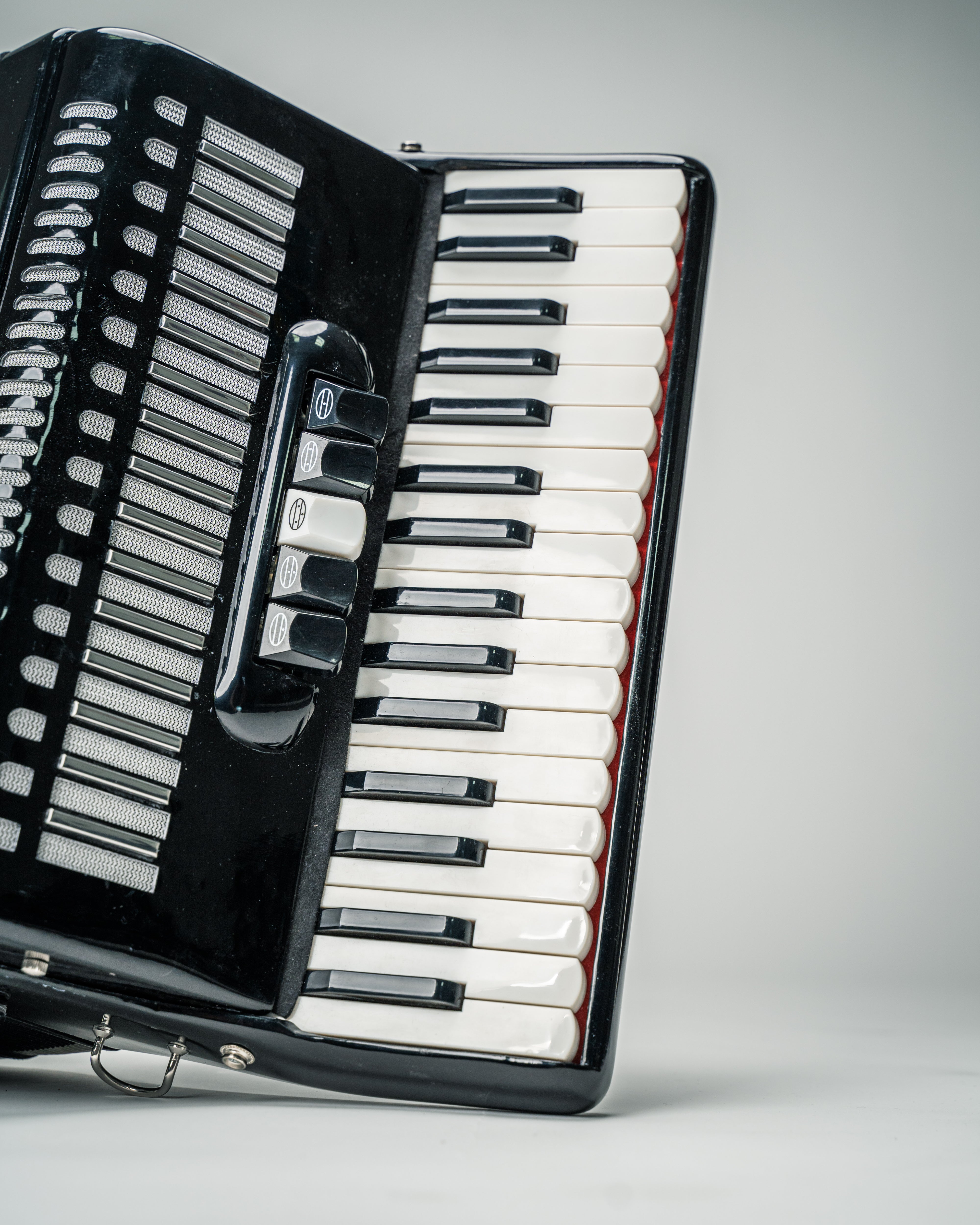 Ginelli 34 Keys & 48 Bass Accordion - Black