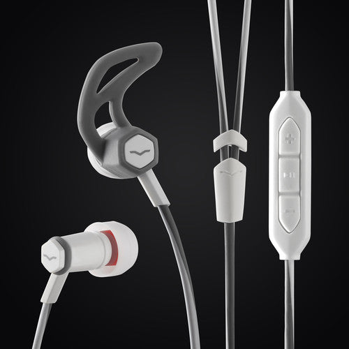 V-MODA Forza In-Ear Headphones with In-Line Mic and Remote Control (Apple iOS, White)