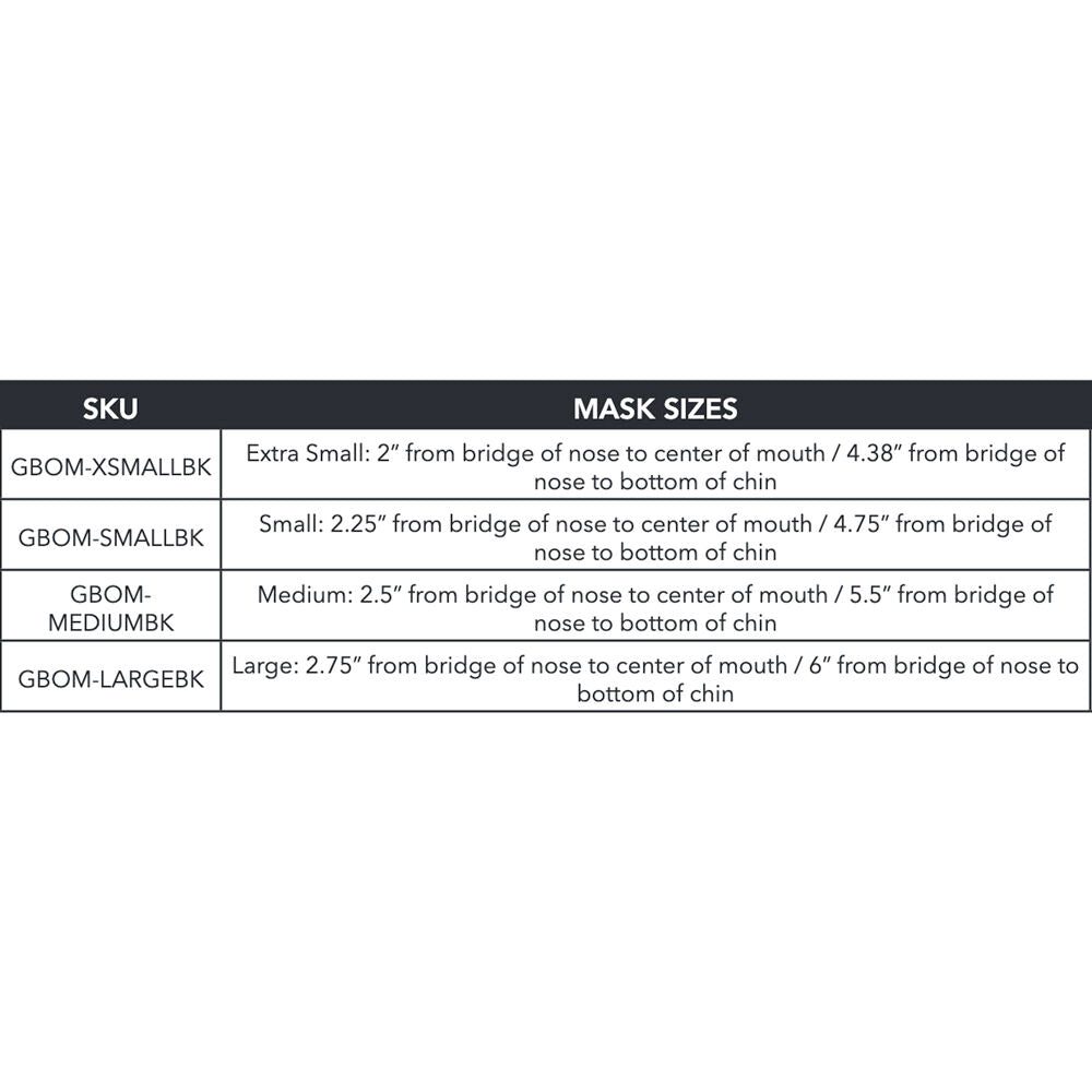 Gator Wind Instrument Double-Layer Face Mask (Small)