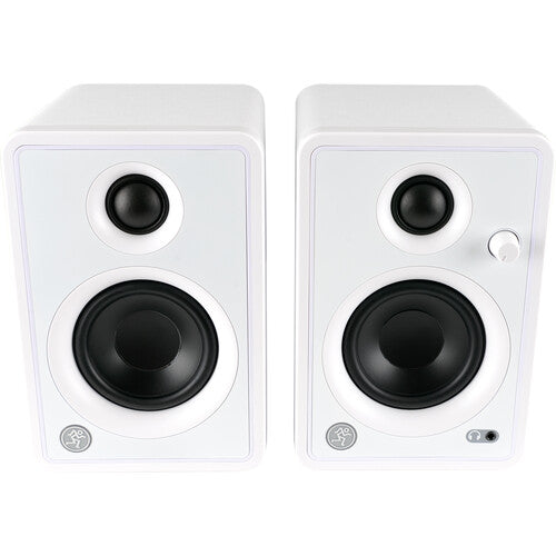 Mackie CR3-X Creative Reference Series 3" Multimedia Monitors (Pair, Limited-Edition White)