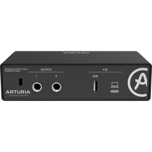 Arturia MiniFuse 1 Portable 1x2 USB Audio Interface (Black)
