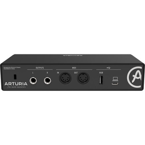 Arturia MiniFuse 2 Portable 2x2 USB Type-C Audio/MIDI Interface (Black)