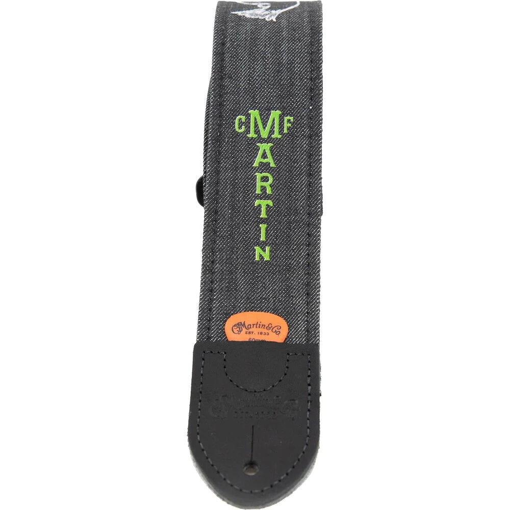 Martin Guitar Strap - Peace Dove - Cotton Denim - 18A0107