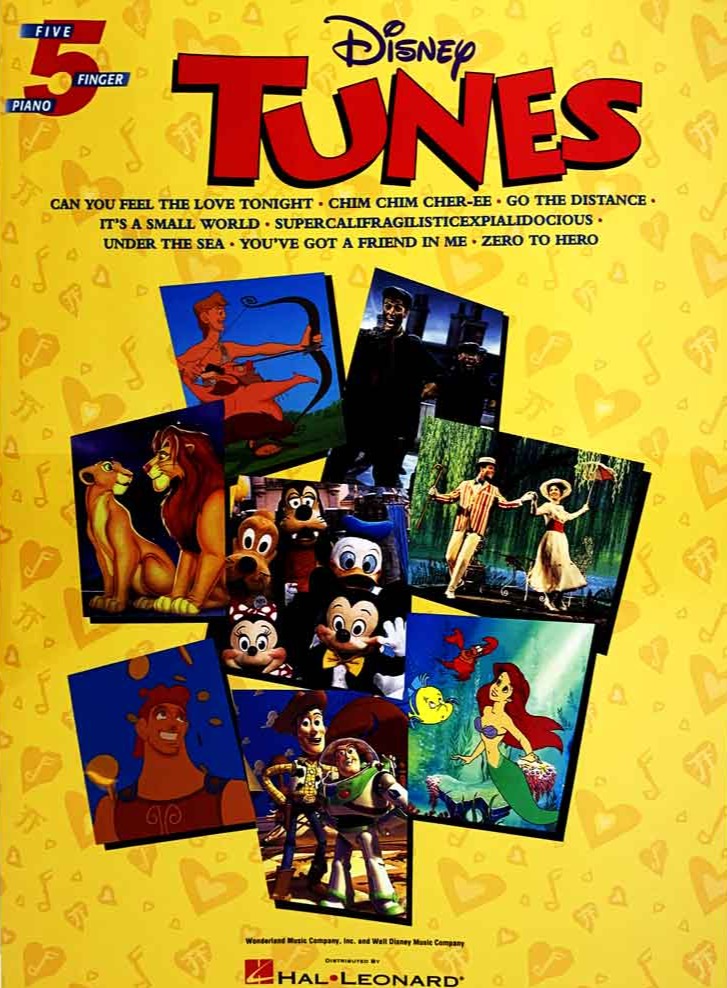 Disney 5 Dedos Melodías de Disney para Piano