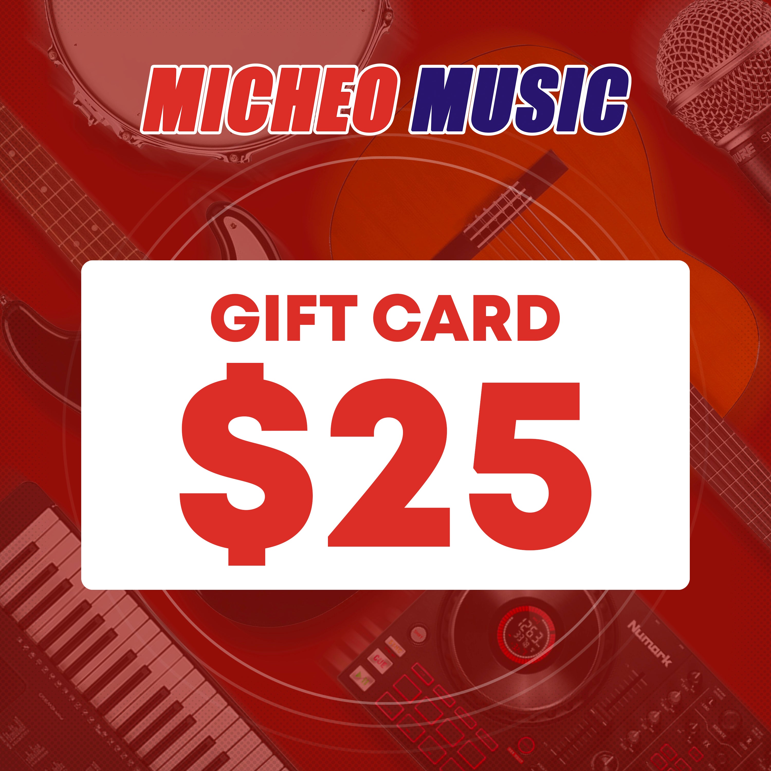 Micheo Music - Gift Card