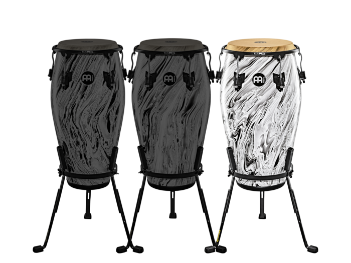 Marathon Designer Series Conga 12 1/2" Tumbadora White Marble
