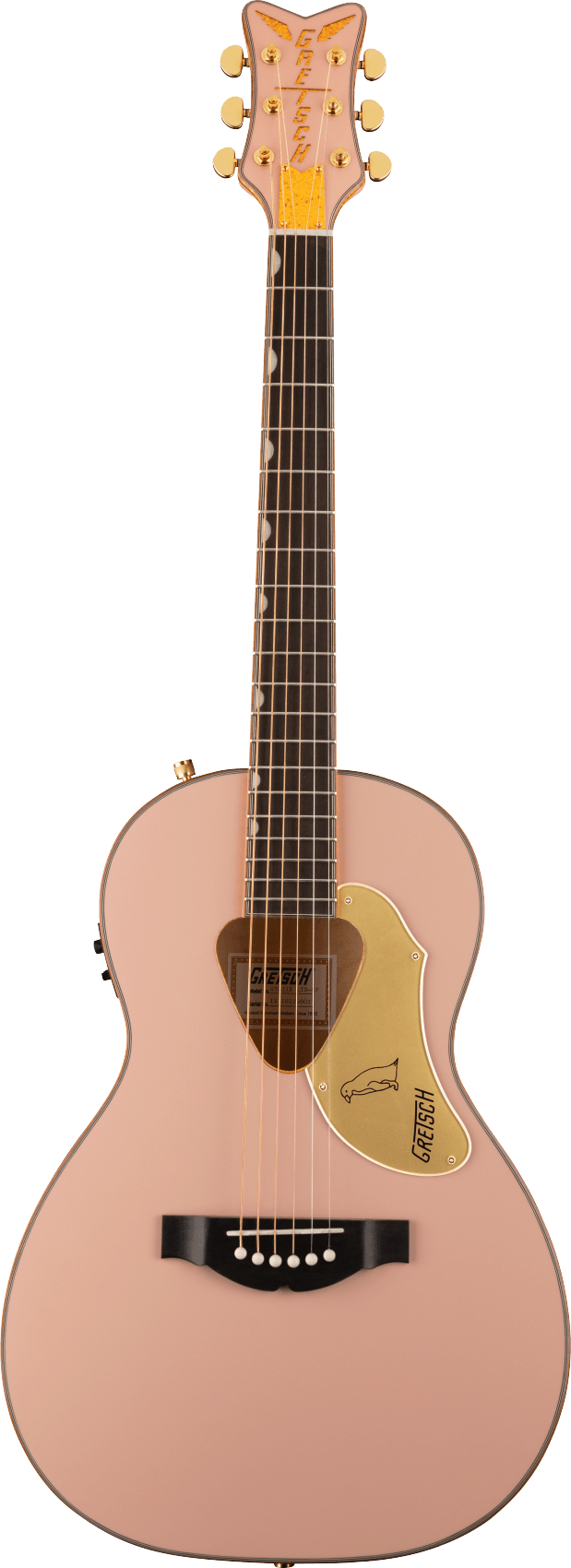 Gretsch G5021E Rancher Penguin Parlor Acoustic Electric Guitar - Shell Pink