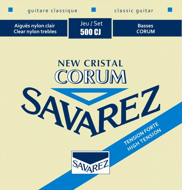 Savarez 500CJ New Cristal Corum .029-.043 High Tension Classic Guitar Strings