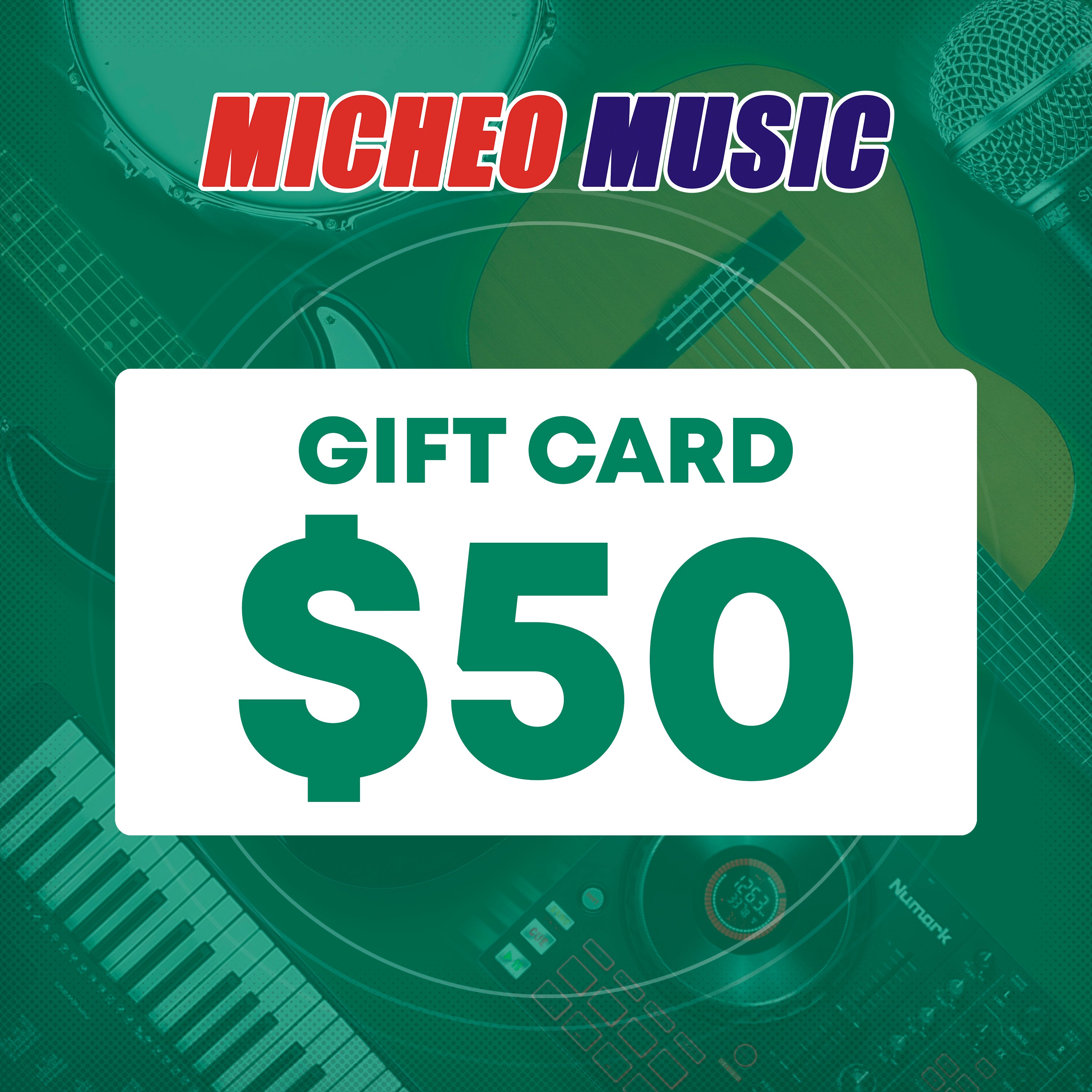 Micheo Music - Gift Card