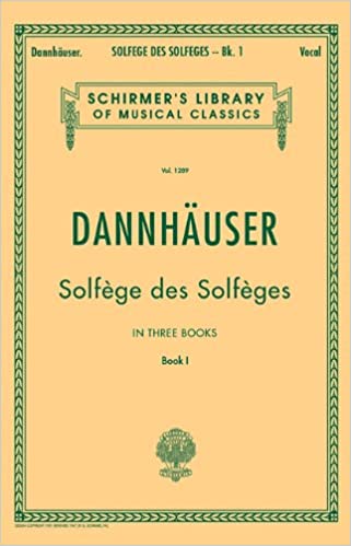 Dannhauser Solfège de Solfèges Book 1