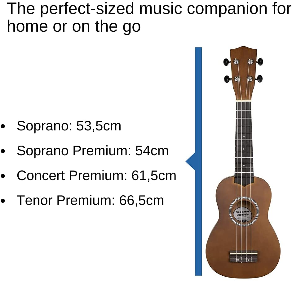 Cascha 4-String Soprano Ukulele with Bag (EH 3953)