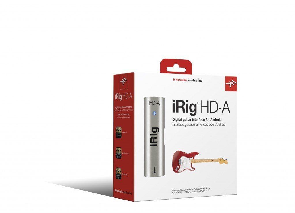 IK Multimedia iRig HD-A Guitar Interface For Android