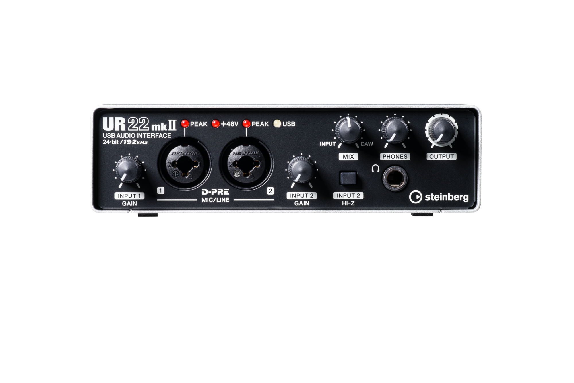 Steinberg UR22mkII - USB 2.0 Audio Interface with Dual Mic Preamps