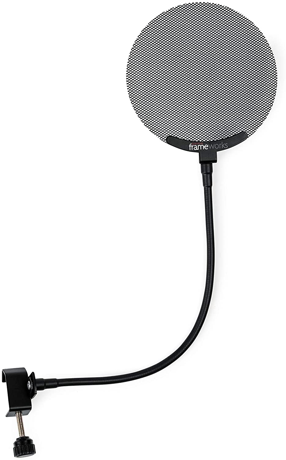 Gator Metal Screen Pop Filter with 12.4" Flexible Gooseneck