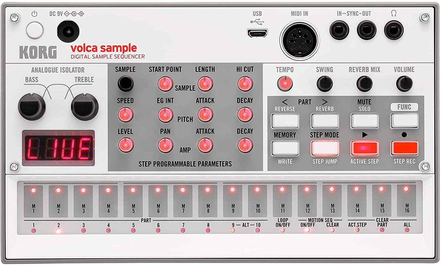 Korg Volca Sample 2 Digital Sample Sequencer