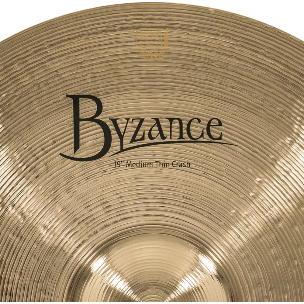 Meinl 19" Byzance Medium Thin Crash Brilliant Cymbal