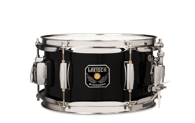 Gretsch Blackhawk Mighty Mini Poplar Snare w/Mount 10"x5.5" Black