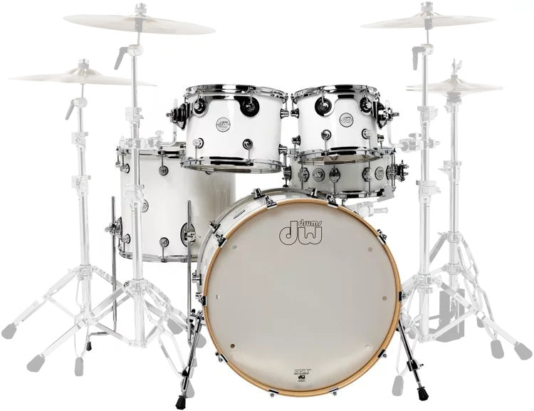 DW Design Series Paquete de Conchas de 5 Piezas - Blanco Brillante