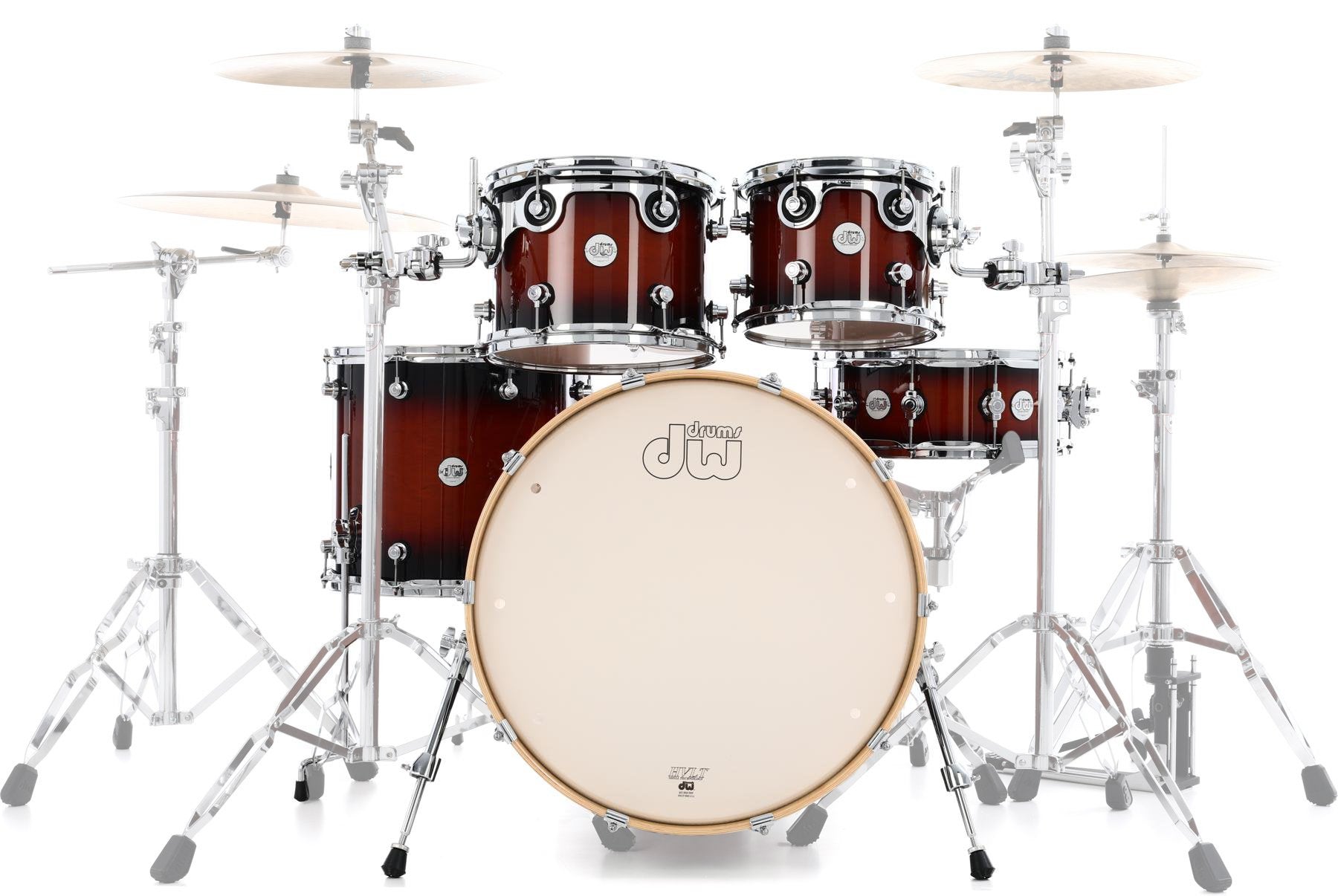 DW Design Series Pack de Conchas de 5 Piezas - Tobacco Burst
