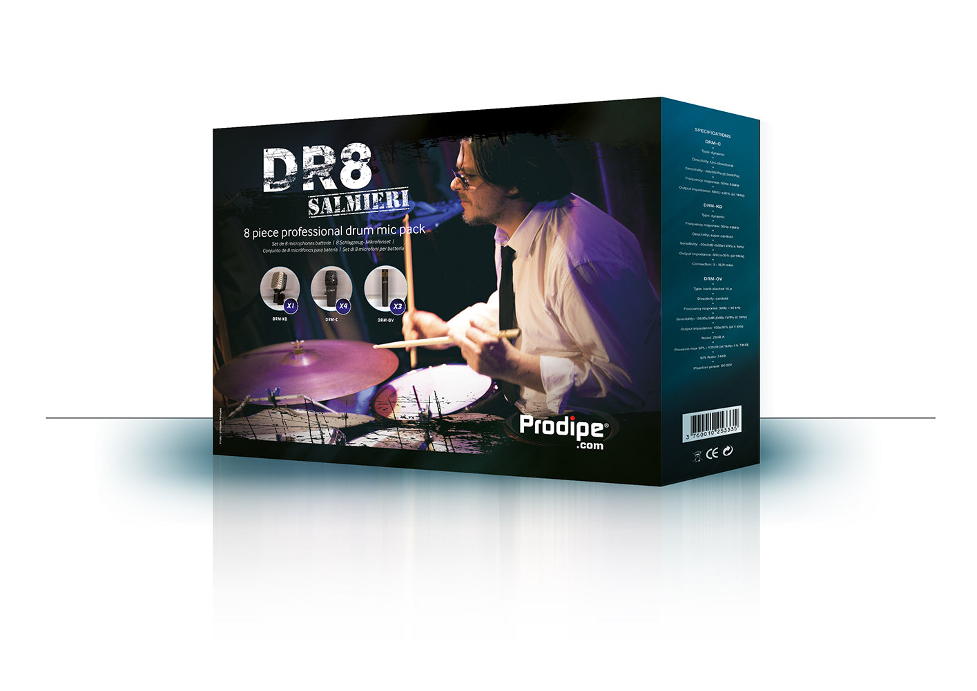 Prodipe DR8 Drum Microphone Set