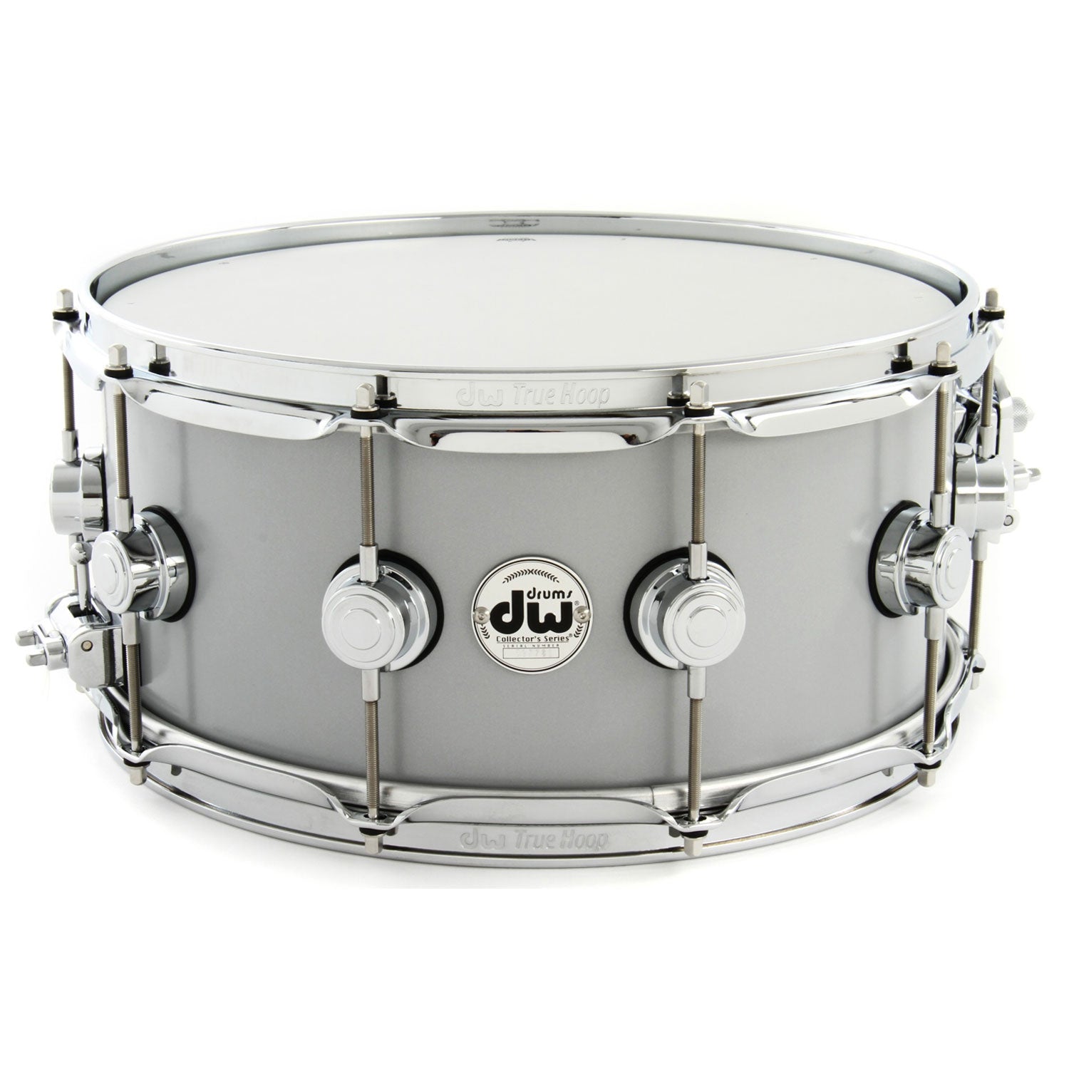 DW 6.5" x 14" Serie de Coleccionista Caja de Aluminio Rolled Snare