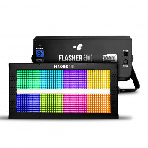 Lite Tek 86 Rgb + 96 White Strobe Flasher 200