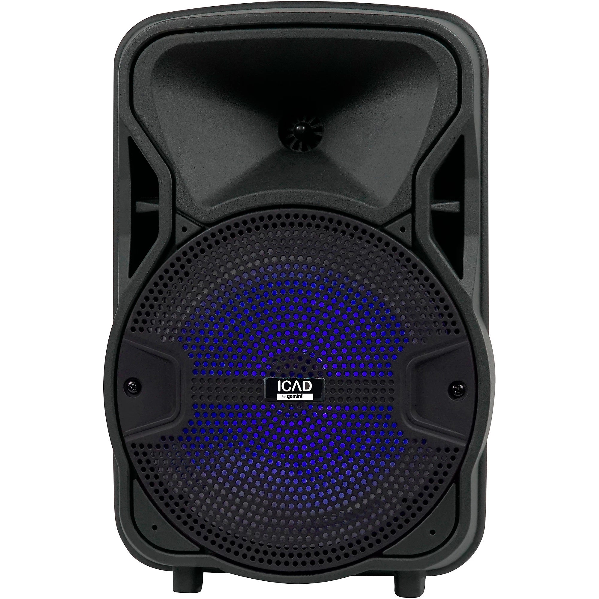 Gemini 500W 8 in. Rechargeable Powered Speaker With Bluetooth