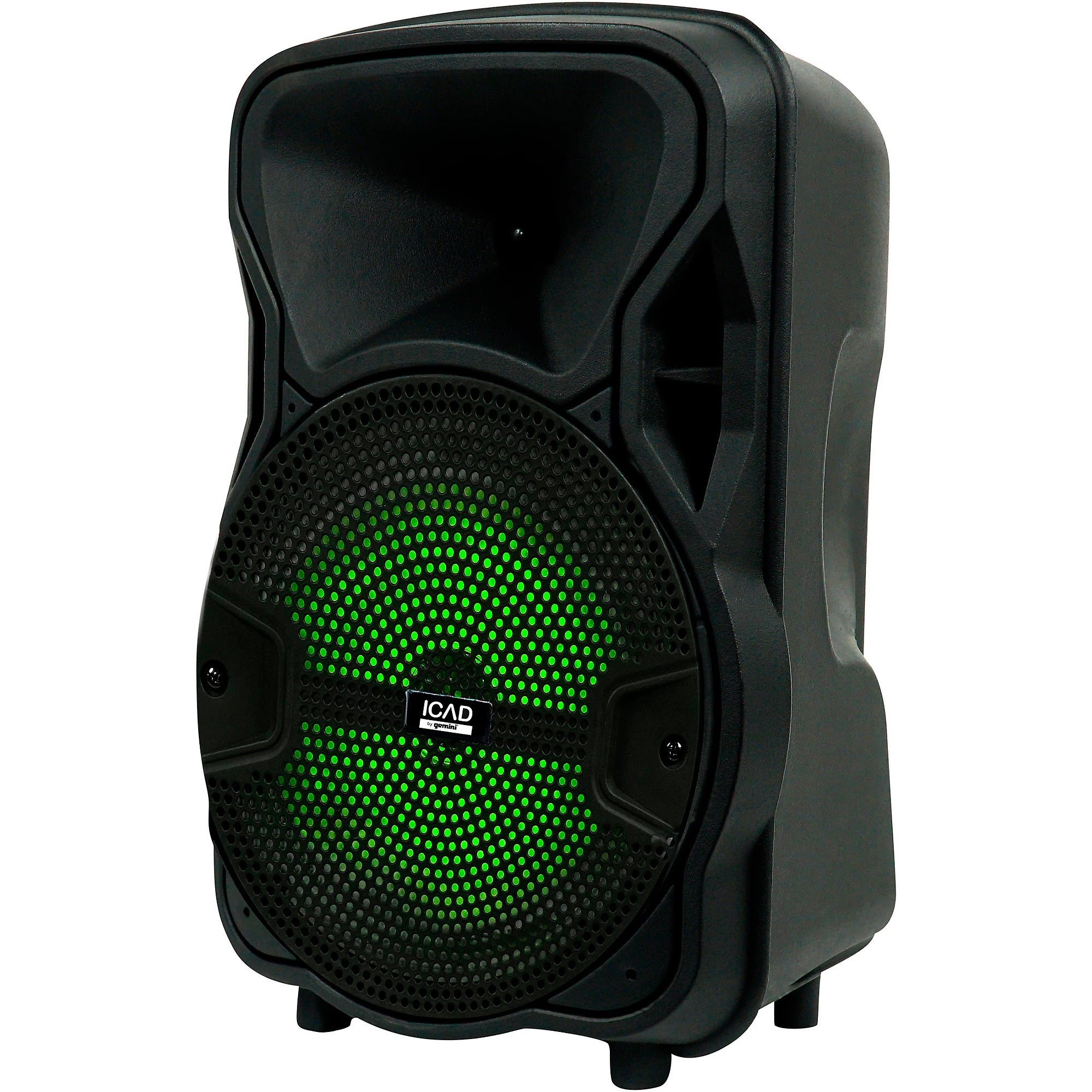 Gemini 500W 8 in. Rechargeable Powered Speaker With Bluetooth