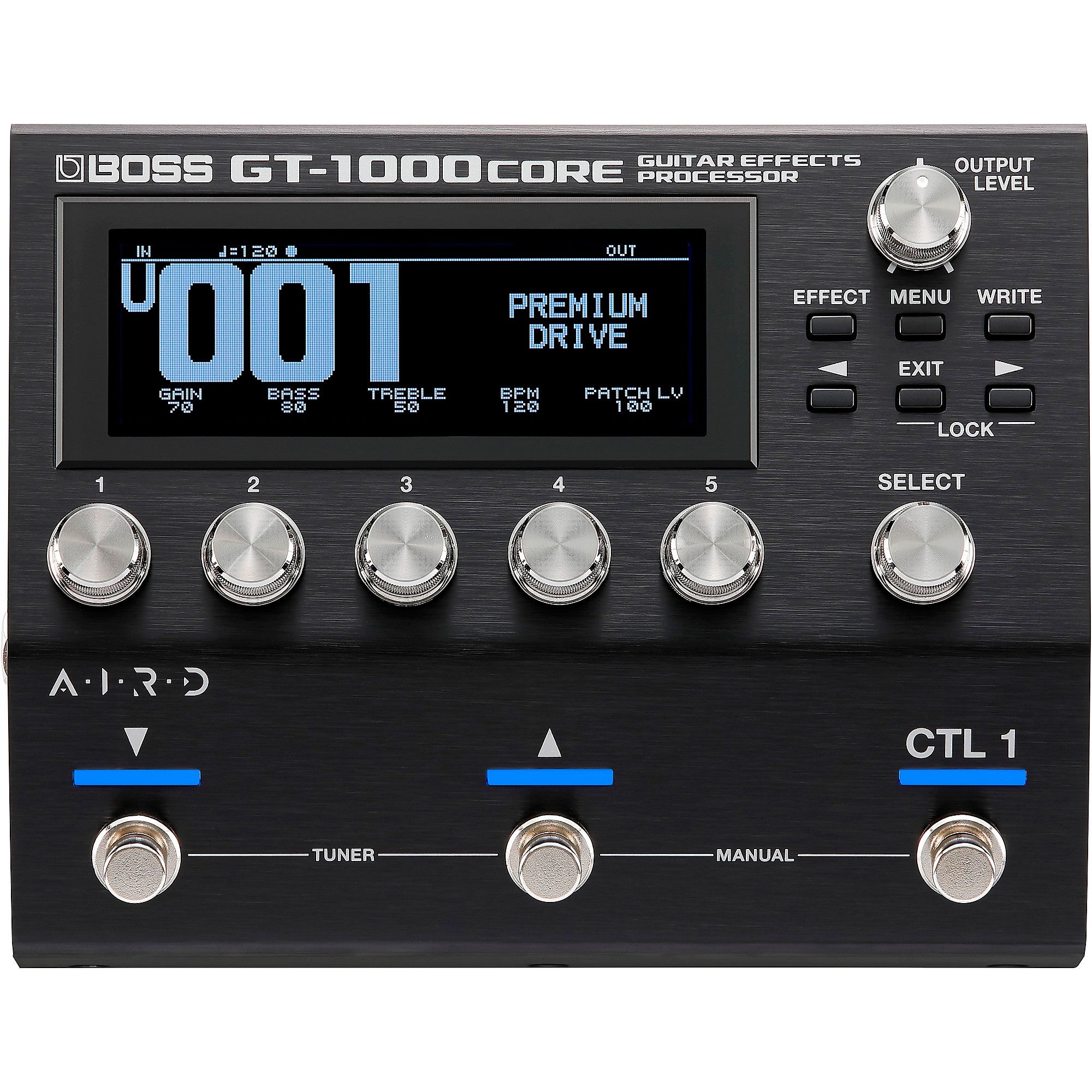 Procesador de Multi-Efectos Boss GT-1000CORE Negro