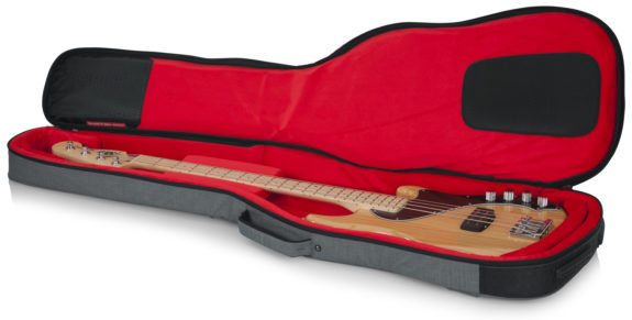 Gator Transit Series Electric Bass Guitar Bag- Gray