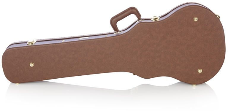Gator Deluxe Hardshell Wood Case For Single Cut Guitars(Les Paul Style)