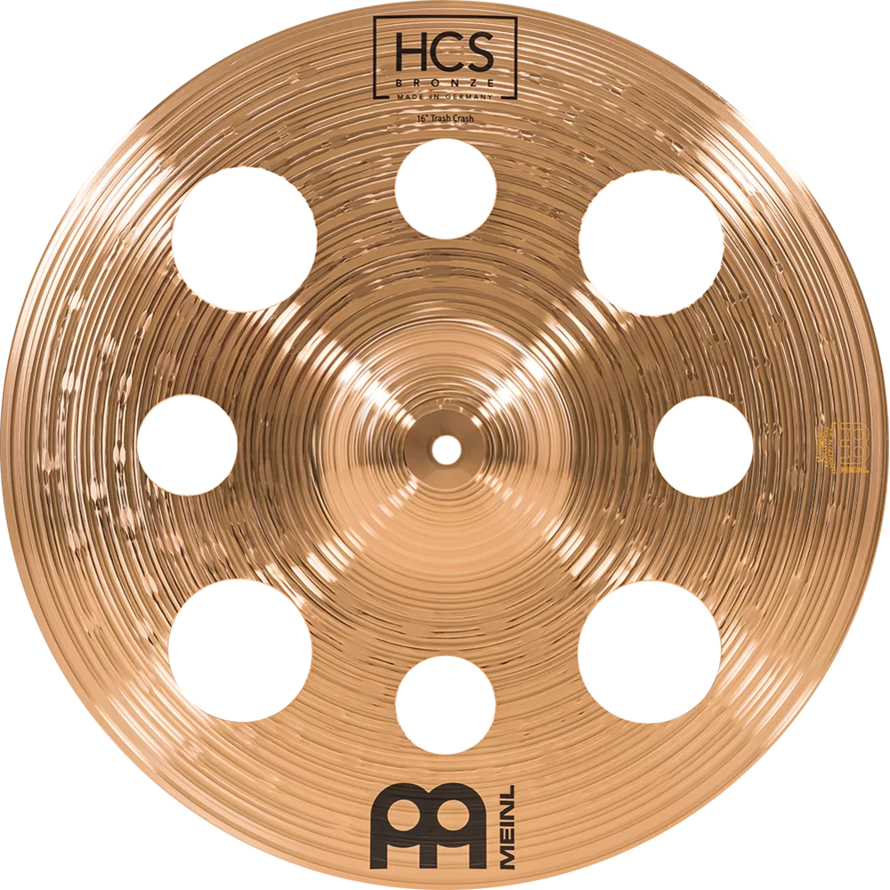 Meinl HCS Bronze Expanded Cymbal Set - 14" Hi-Hats, 16" Trash Crash, 18" Crash and 20" Ride