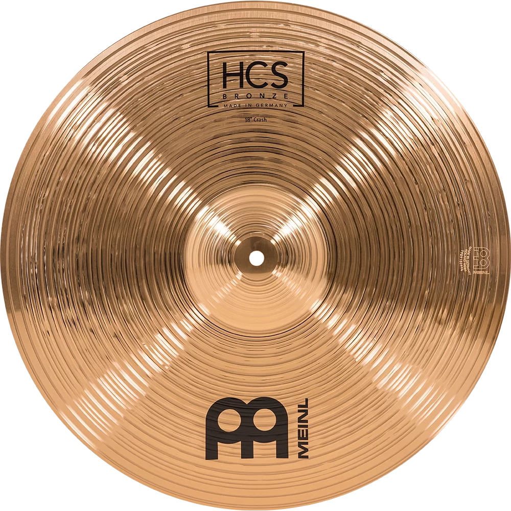 Meinl HCS Bronze Expanded Cymbal Set - 14" Hi-Hats, 16" Trash Crash, 18" Crash and 20" Ride