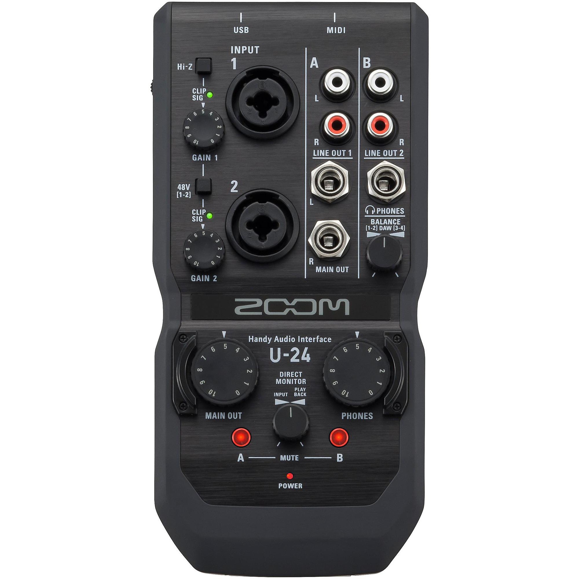 Zoom U-24 Handy Audio Interface