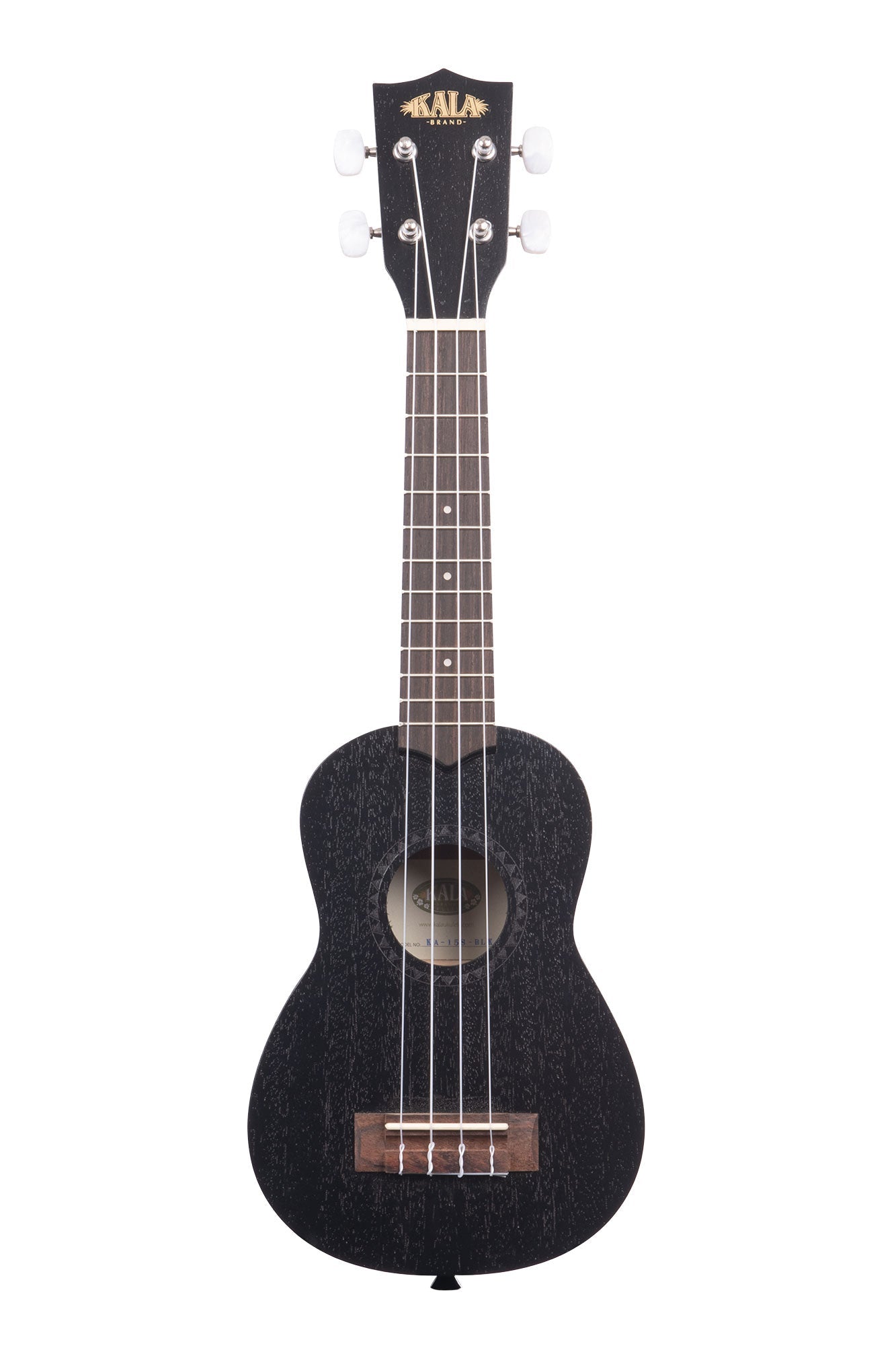 Kala KA-15S Mahogany Soprano Ukulele - Black