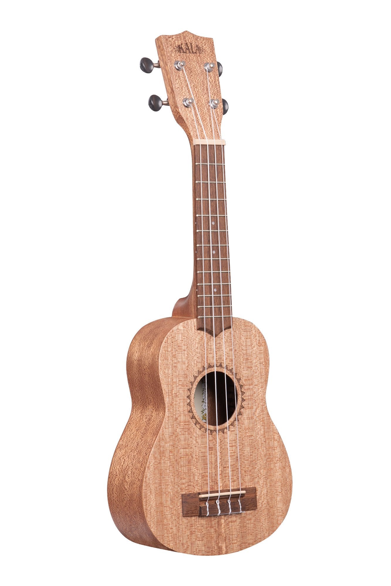 Kala KA-20 Acoustic Soprano Burled Meranti Ukulele - Satin Natural