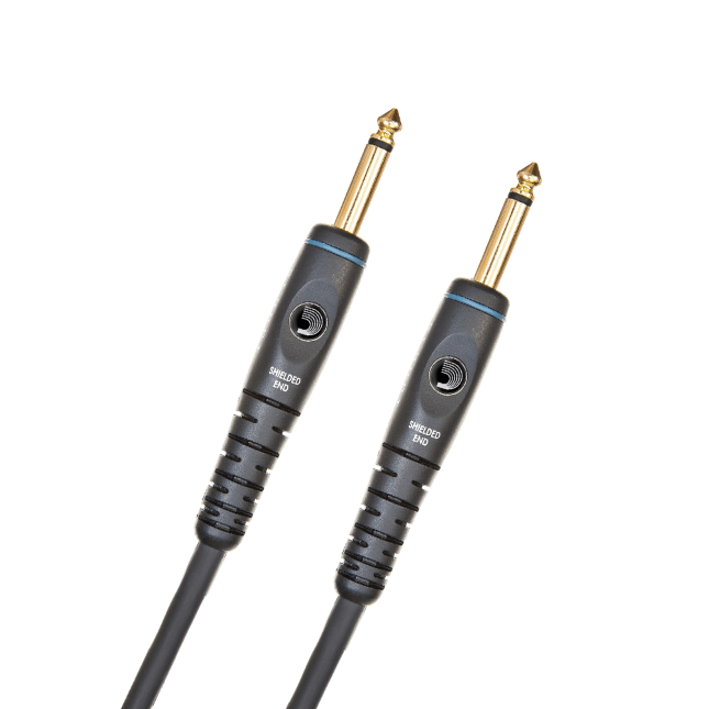 D'Addario PW-G-20 Custom Series Straight to Straight Instrument Cable - 20 foot