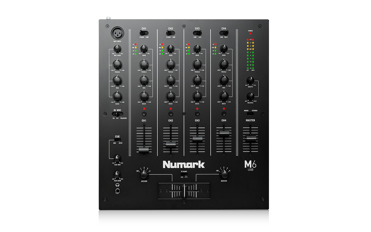 M6 USB 4-Channel USB DJ Mixer